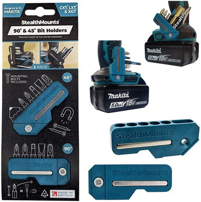 Porte-embout Stealthmounts 4590 pour Makita | bleu | 2 pièces - bh-mk-4590-blu