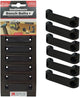 Sangle de banc à montage furtif | noir | 6 pièces - bb-pl-blk-6