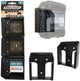 Supports de batterie à montage furtif pour makita 40v xgt | noir | 6 pièces - bm-mk40-blk-6