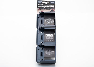 Stealthmounts bm-bo18-blu-6 support de batterie pour bosch 18v pro | bleu | Paquet de 6 - bm-bo18-blu-6
