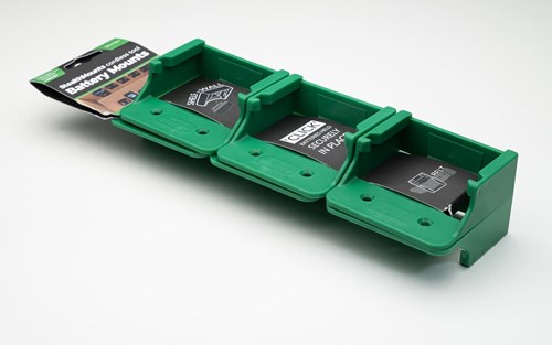 Stealthmounts BM-MHH18-GRN-6 Support de batterie pour Hikoki Hitachi 18V 36V | vert | Paquet de 6 - bm-mhh18-grn-6