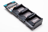 Stealthmounts bm-mk12-blk-6 supports de batterie pour makita 12v cxt | noir | 6 pièces - bm-mk12-blk-6 - afbeelding 1