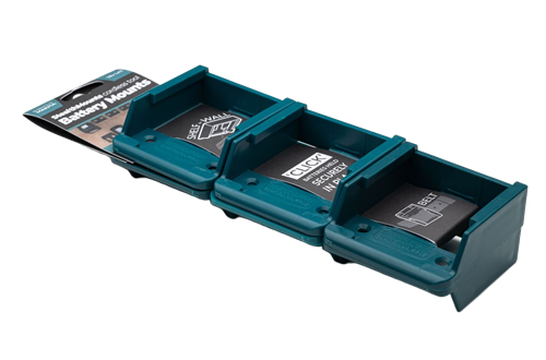 Stealthmounts bm-mk18-blu-6 support de batterie pour makita 18v lxt | bleu | Paquet de 6 - bm-mk18-blu-6