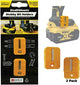 Stealth monte un porte-embout tronqué pour Dewalt | jaune | 3 pièces - soutien-gorge-dw-s-ylw