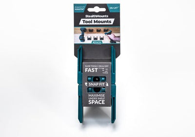 Support de machine Stealthmounts tm-mk18-blu-4 pour makita lxt | bleu | Paquet de 4 - tm-mk18-blu-4
