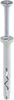 Steelies Ultimate Impact Plug nylon 6x 80 collier fraisé pz2 galvanisé | 50 pièces - kea10600801
