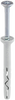 Steelies Ultimate Impact Plug nylon 6x 80 collier fraisé pz2 galvanisé | 50 pièces - kea10600801