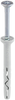 Steelies Ultimate Impact Plug nylon 8x100 collier fraisé pz2 galvanisé | 50 pièces - kea10801001