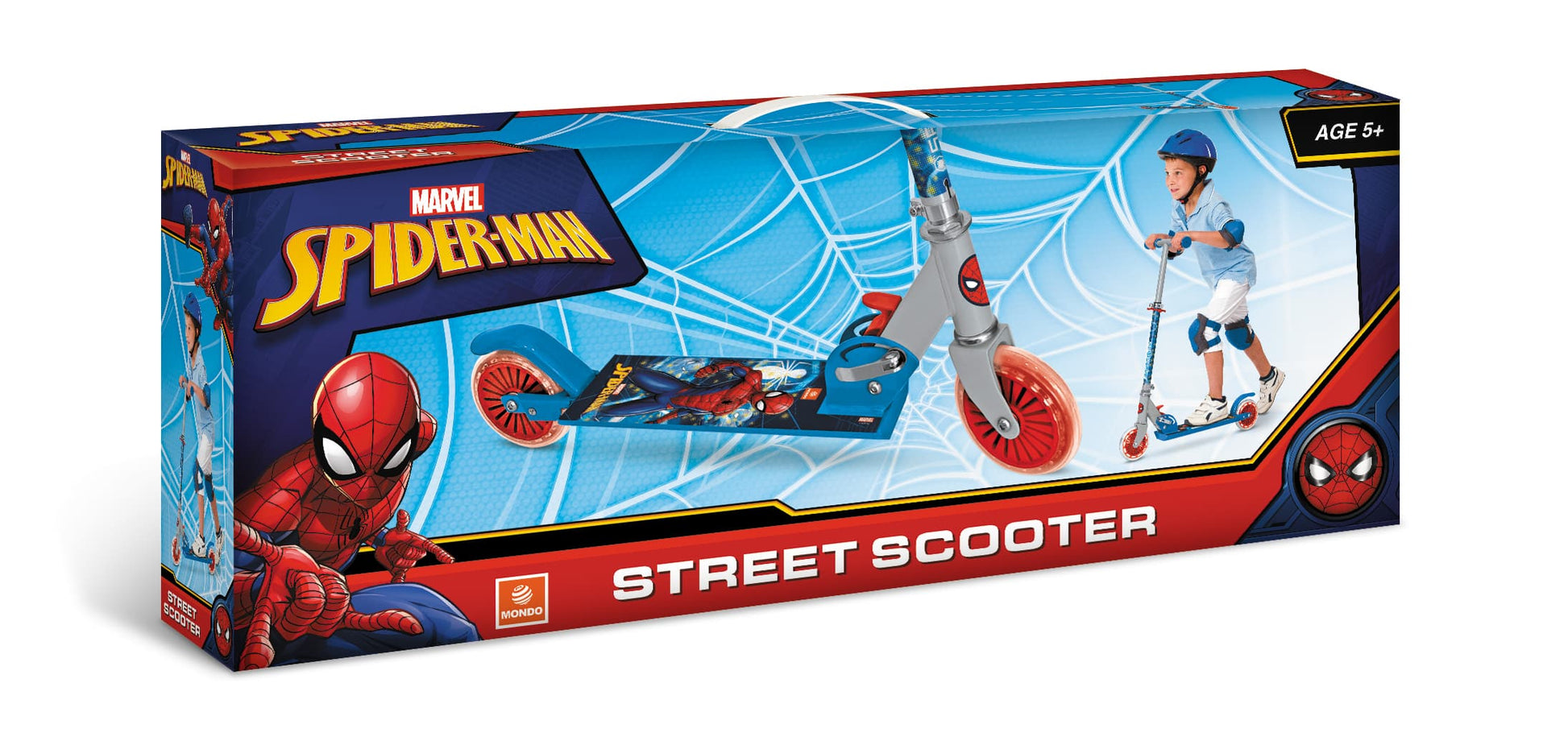 Scooter de rue Spiderman Step pliable