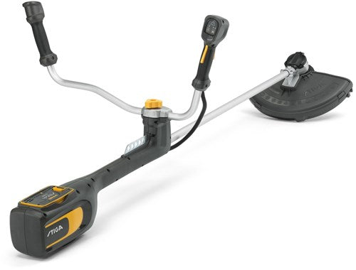 Stiga bc 700e b kit débroussailleuse à batterie | 7 séries | 0,5 kW | induction | 38 cm | vélo | triarc | nb | 1x batterie 48v e440 + chargeur c 430 f | harnais double - promo_bc700ebkit