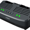 Stiga c215d | chargeur double pour 2 batteries - 271020100 21