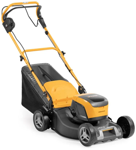 Stiga collector 48 s ae kit tondeuse à gazon à batterie | 5 séries | 1,3 kW | 46 cm | automoteur | donc | comprenant 1 batterie 5ah et un chargeur - 2l0482008 st1