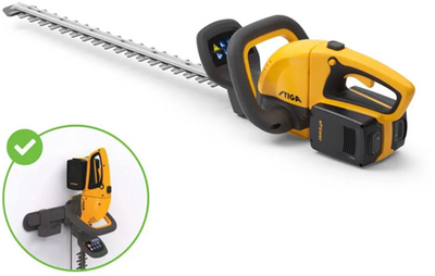 Taille-haie à batterie Stiga HT 300e | 3 séries | 0,3 kW | balais de charbon | 54 cm | 30 mm | Rotatif à 180° | hors batterie et chargeur - 273300001 pc1