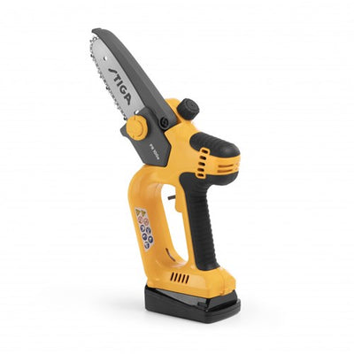 Kit Stiga pr 100e | scie à batterie | 1 série | 0,3 kW | longueur de l'épée 13 cm | 7,5 minutes s | comprenant 1x batterie 2ah et chargeur - 271432101 pc1