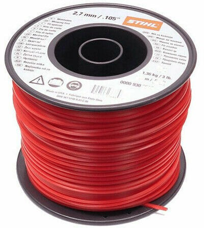 Fil de coupe Stihl rond ø 2,7 mm x 347,0 m rouge - 9302289 - 00009302289
