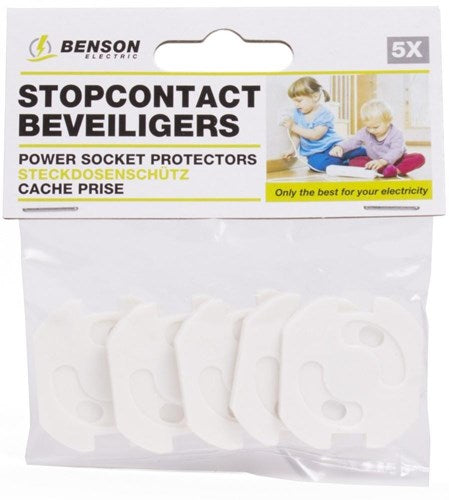 Sachet protège-prise universel blanc (5) - 9976510