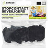 Sachet protège-prise universel noir (5) - 9976520