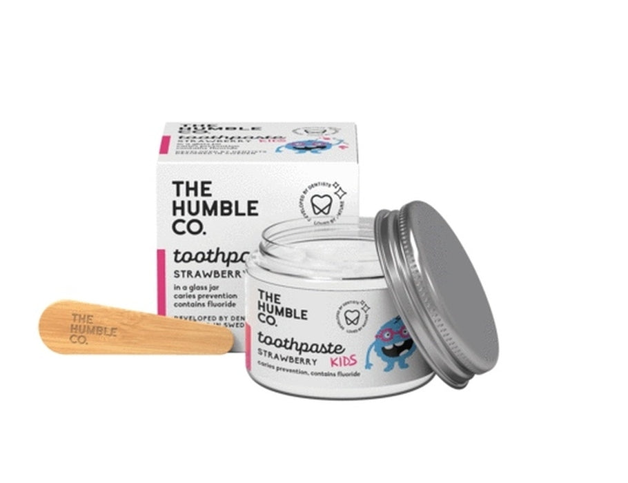 The Humble Co. Pâtes dentaires pour enfants zéro gaspilleur avec du fluor 50 ml
