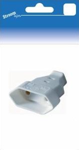 Compteur de ligne électrique prise courant faible blanc 6641500