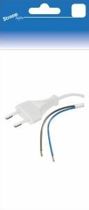 Cordon euro Streamline 1,8 m blanc 6665500