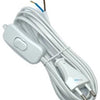 Streamline cordon euro interrupteur blanc 2 mètres 6665200