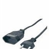 Rallonge euro streamline 2 m noir 6666752