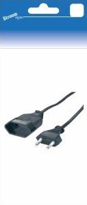 Rallonge euro streamline 2 m noir 6666752