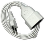 Rallonge euro 5 m blanc 6666754 - afbeelding 2