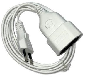 Rallonge euro 5 m blanc 6666754