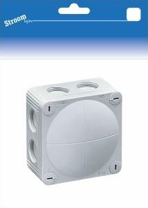 Boîte de jonction Streamline Wiska 308 + presse-étoupes 74x74x50mm 6634000