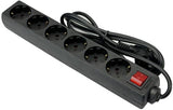 Streamline TCD RA cordon 6 voies 1,5 mètre noir 6672011 - afbeelding 2