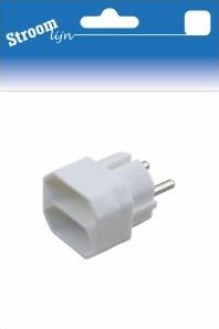 Prise bidirectionnelle Streamline euro blanc 6675900