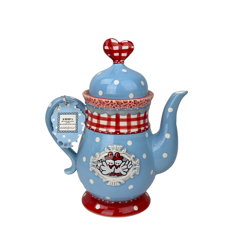 Théière studio cookie poire 1l bleu