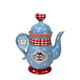 Théière studio cookie poire 1l bleu