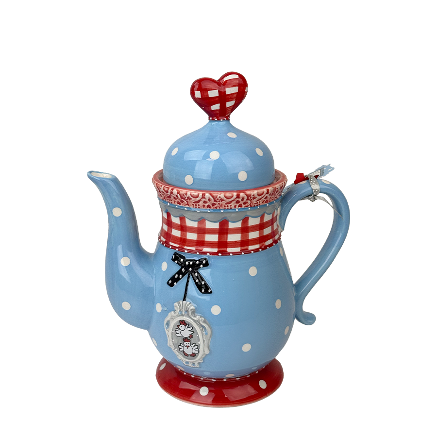 Théière studio cookie poire 1l bleu