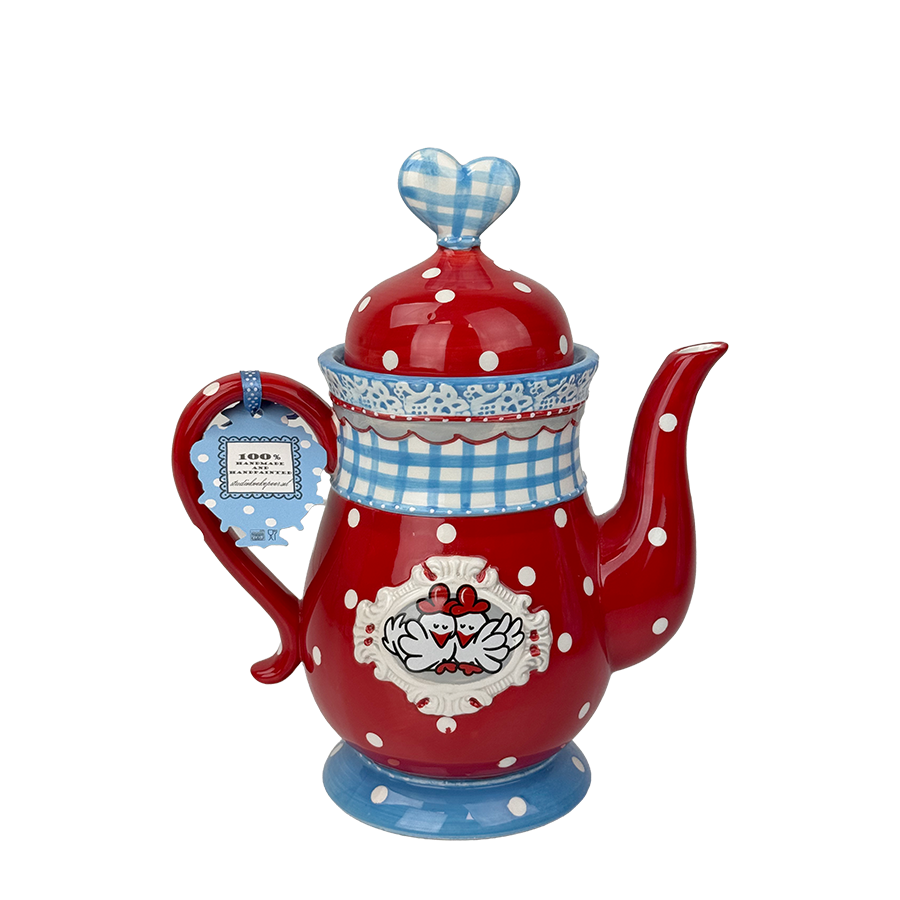 Théière Studio Cookie Poire 1l rouge
