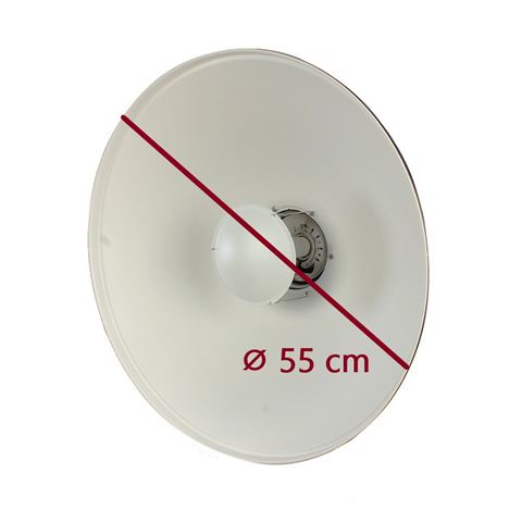 Plat de beauté studiocker blanc sk-bd550w 55 cm pour les yeux du faucon