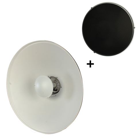 Plat de beauté studiocker blanc sk-bd550w 55 cm pour les yeux du faucon