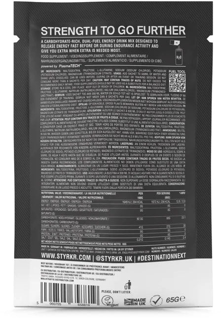 Mélange pour boisson énergisante Styrkr mix60 à double glucides