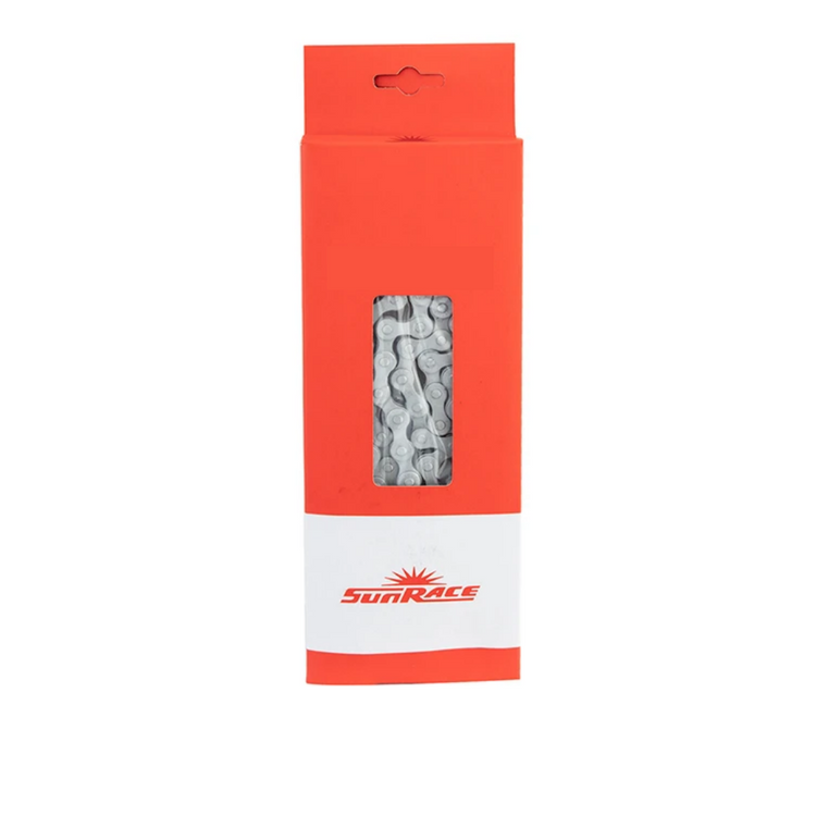 Chaîne de vélos à 9 vitesses Sunracede, 116L, argent, léger