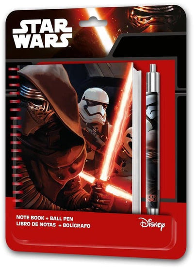 Disney Star Wars Note Book avec stylo à bille