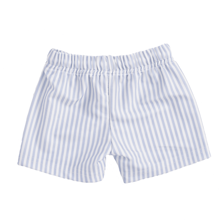 Rayures bleues BOXER BOXER UV BLANC