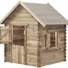 Swing Louise Wooden Playhouse 120 x 120 x 160 cm Naturel