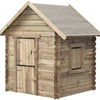 Swing Louise Wooden Playhouse 120 x 120 x 160 cm Naturel