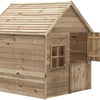 Swing Louise Wooden Playhouse 120 x 120 x 160 cm Naturel
