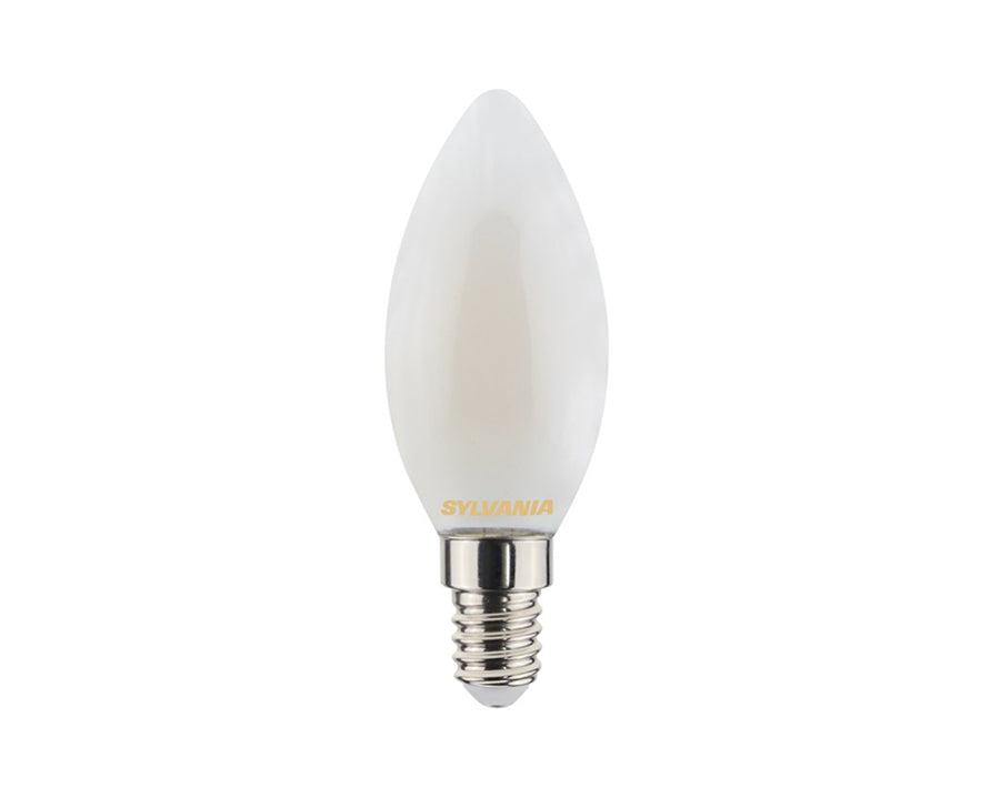 Sylvania LED Lampe Candle E14 470 LM MAT DIMMable
