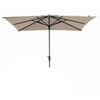 Madison parasol syros 280x280cm twist-up écru