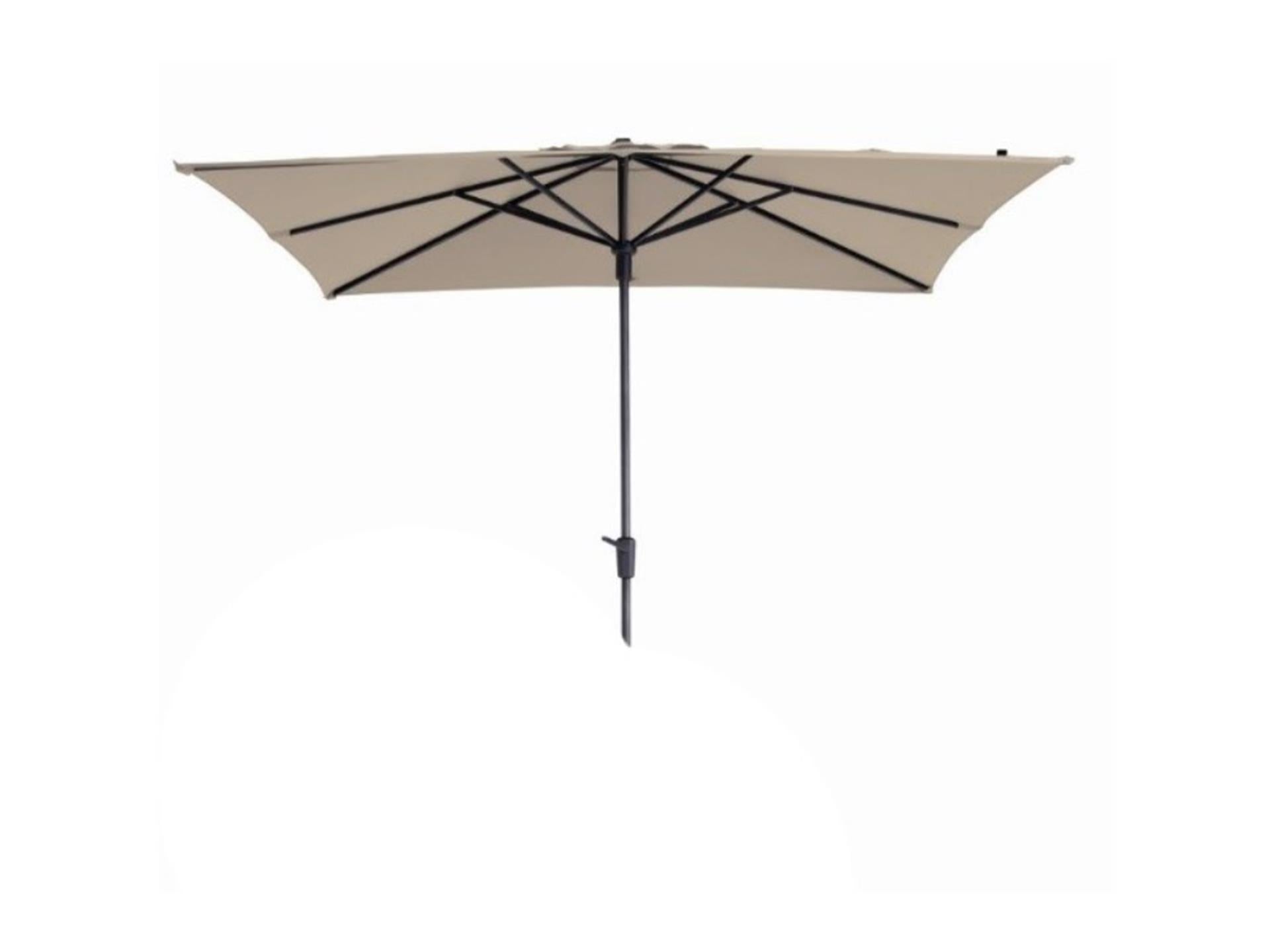 Madison parasol syros 280x280cm twist-up écru