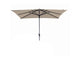 Madison parasol syros 280x280cm twist-up écru