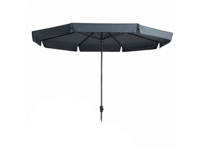 Madison Parasol Syros Luxury Round 350 cm Gray